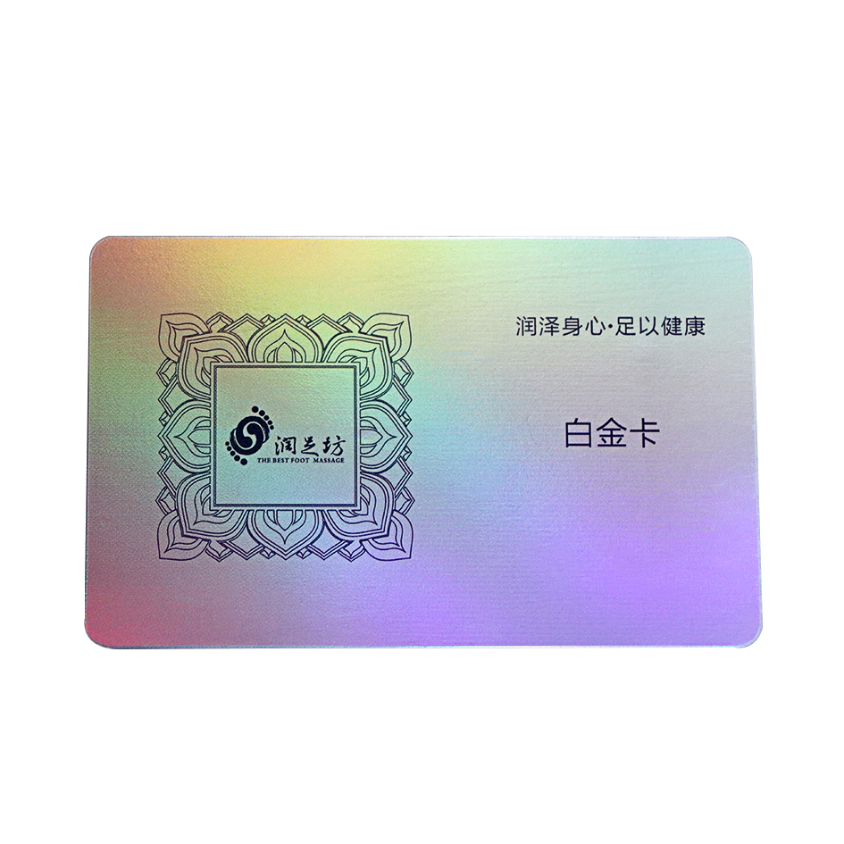 Manufacturer Custom Printing Contactless IC Chip Laser Platinum Card