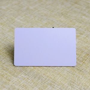 Contactless Printable Blank White Plastic Card With Smart Chip