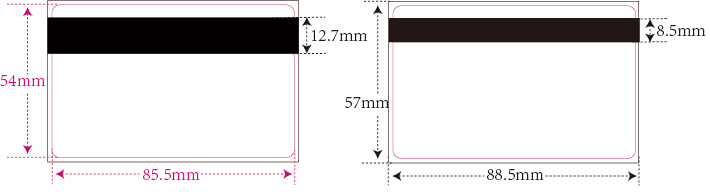 Magnetic Card Sizes