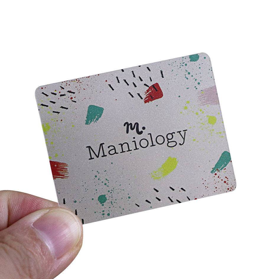 Square Transparent Card Frosted Plastic Gift Card