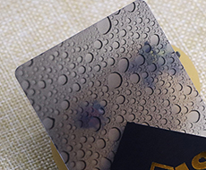 transpartent pvc card matte finish