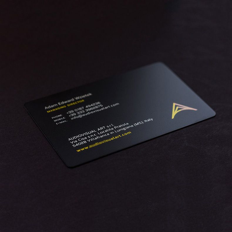 Gold Foil Business Card