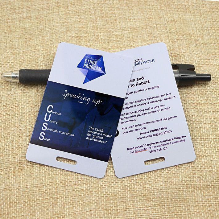 custom pvc business card