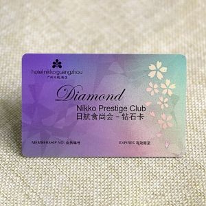 Custom Printed PVC Hotel Laser Membership Card