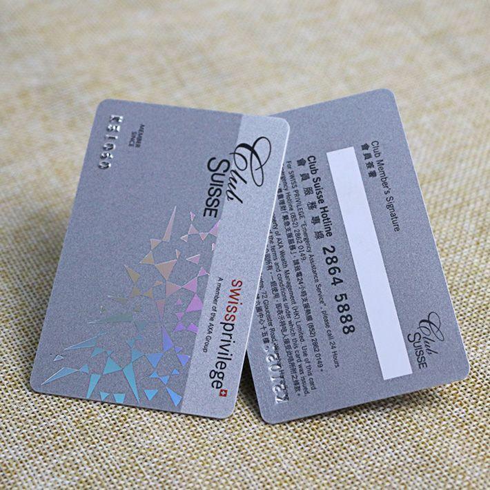 Laser Foil Membership Card