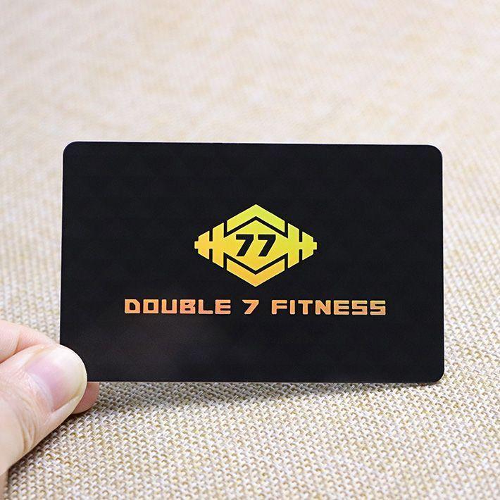 matte finished PVC Laser Foil Card