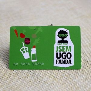 Plastic Membership Card With No Tipping Embossed Number
