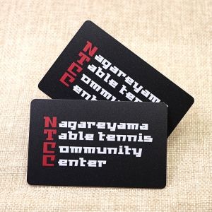 Personalized Designed Table Tennis Club Membership Card