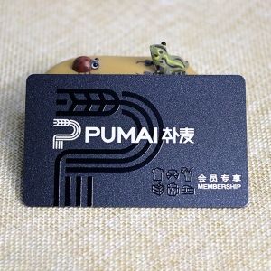 Silk-screen Printing Clear UV PVC Bakery Membership Card