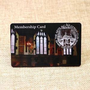 Matte Finish Printing Arts Letters Club PVC Membership Card