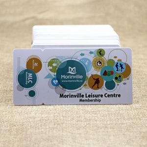 PVC Leisure Center Membership Card With 1 Key Tag Combo