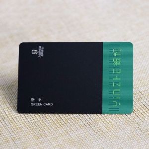  Green Foil Stamping Plastic Membership Cards