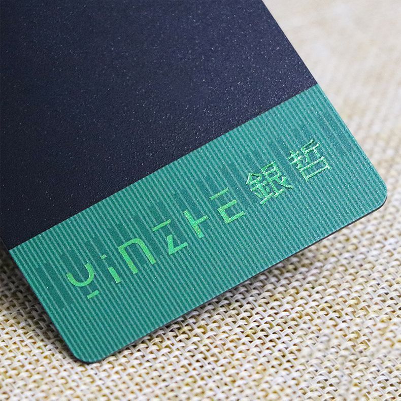 Green Foil Membership Cards