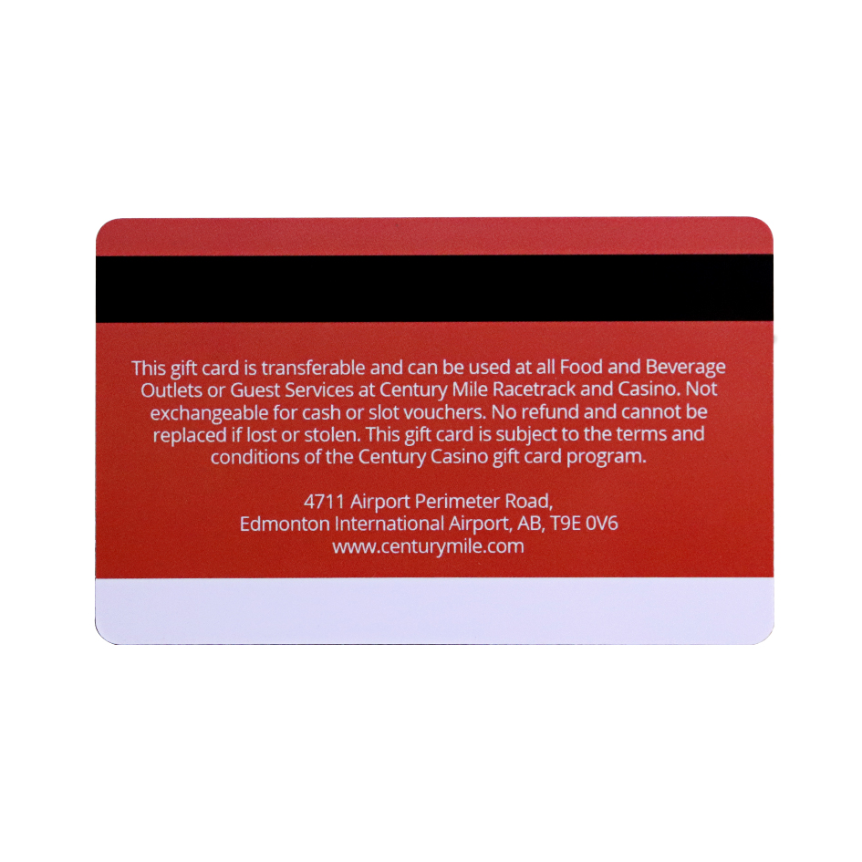 Custom Gift Card With Narrow StripeCard Supplier Smart One