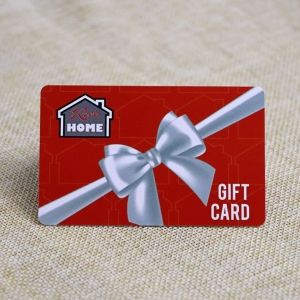 Glossy Finish Plastic Gift Card With UV Barcode