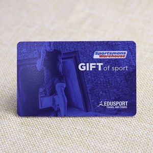 Outdoor Sports Store Gift Card Printing With Barcode