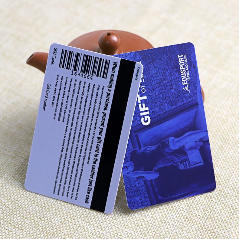 Outdoor Sports Store Gift Card Printing With BarcodeCard Supplier