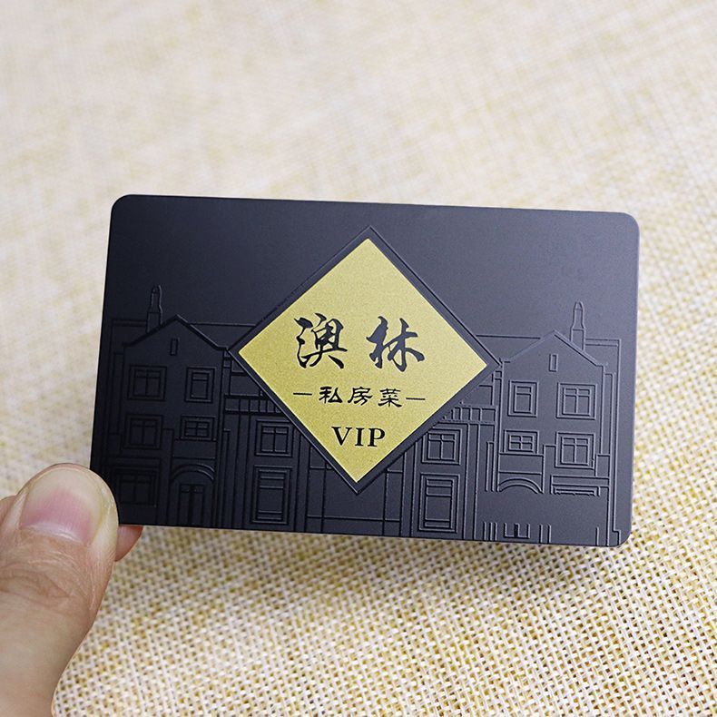 Plastic Restaurant VIP Card With Spot UV Printing