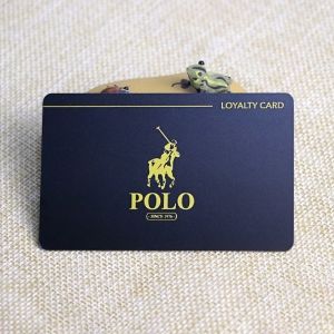 Custom Loyalty Card Printing With Gold Foil Stamping