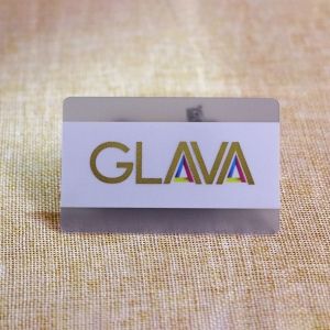 Transparent Business Cards Printing With Gold Foil Stamping