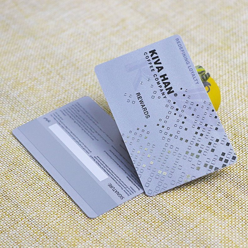 Silver Foil Loyalty Card