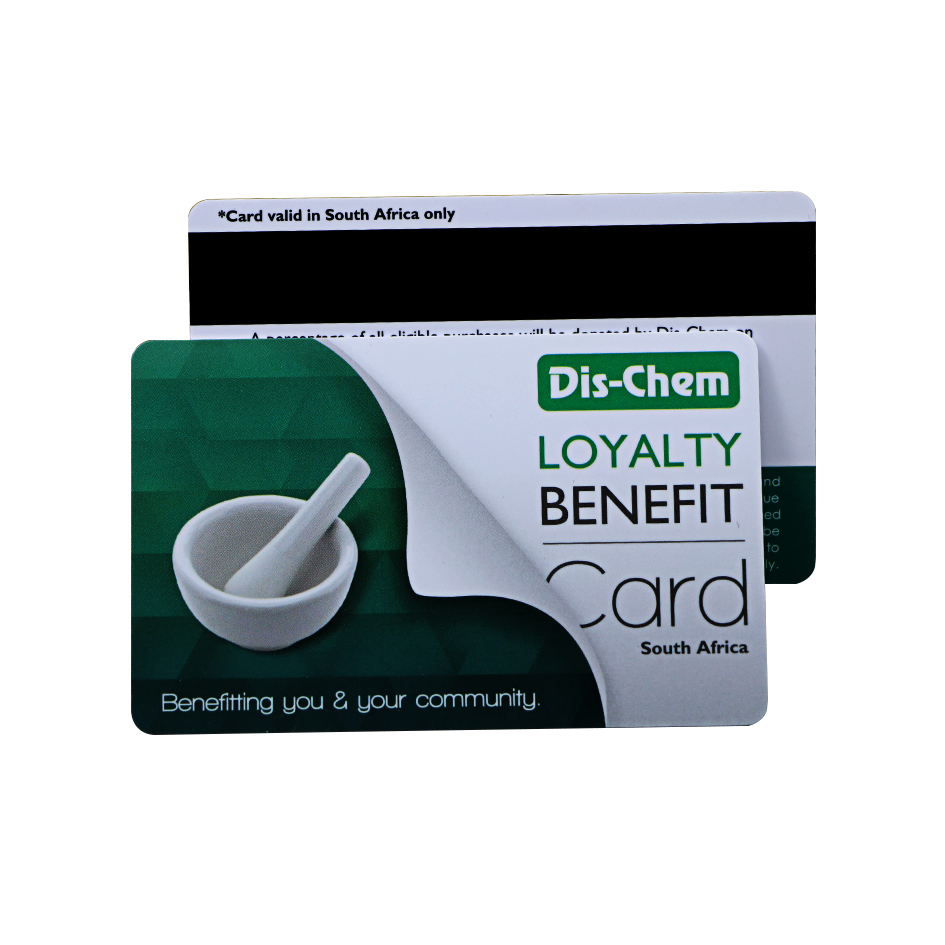 Plastic Loyalty Card With Magnetic Stripe