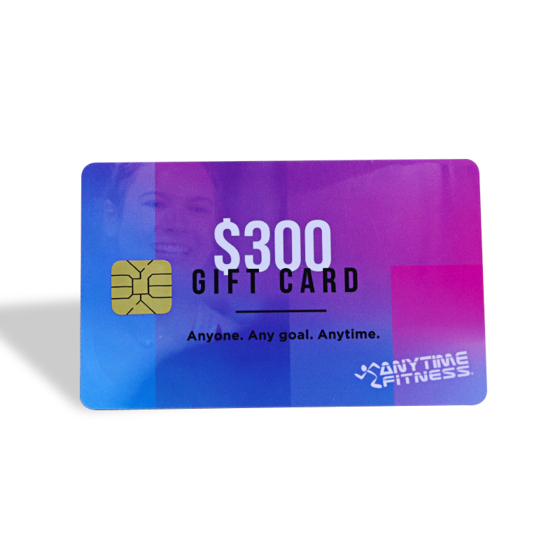 Fitness Gift Card With Contact Smart IC Chip
