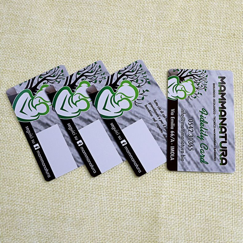 Drugstore Loyalty Card Printed With Signature Panel