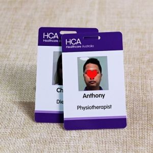 PVC Staff Card Printing With Slot Punching