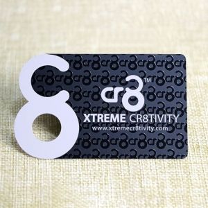 Custom Shape Business Card With Spot UV
