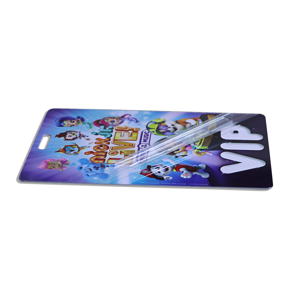 Die Cut Plastic VIP Card With Protective Film