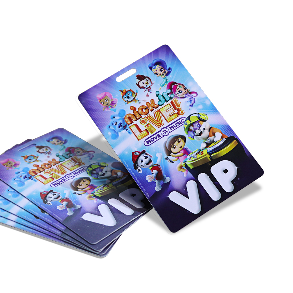 Custom Shape VIP Card