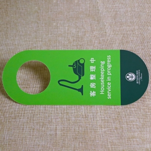 Hotel Housekeeping Card With Custom Shape