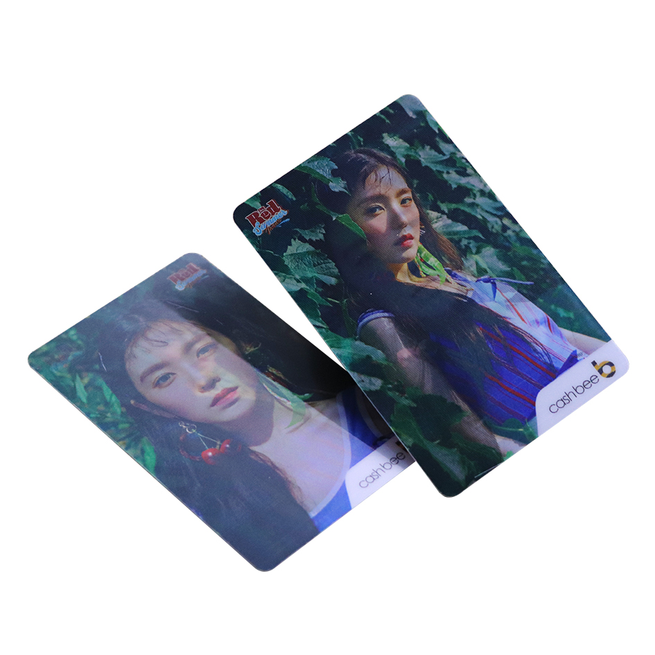 customized 3D plastic cards with photo