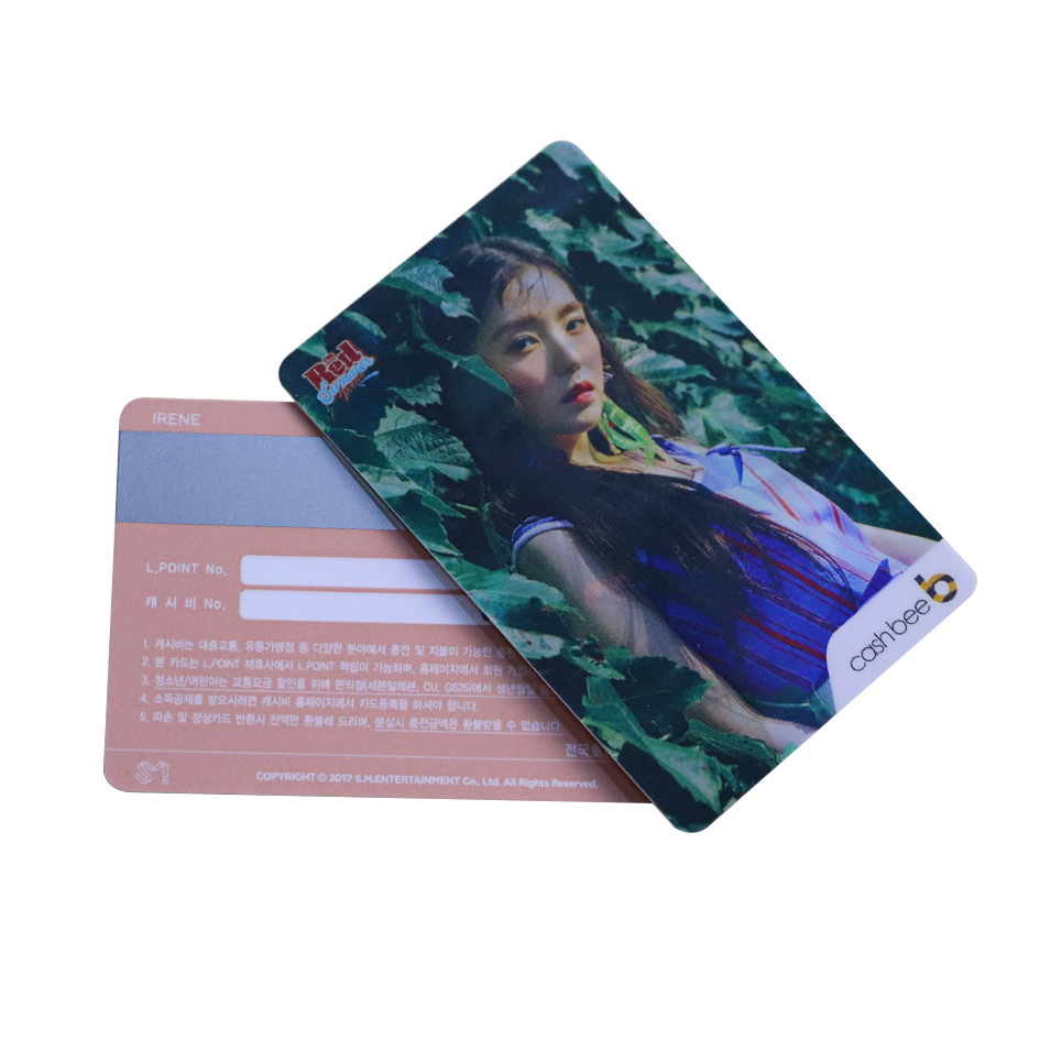 3D Plastic Card Printed With Magnetic Stripe