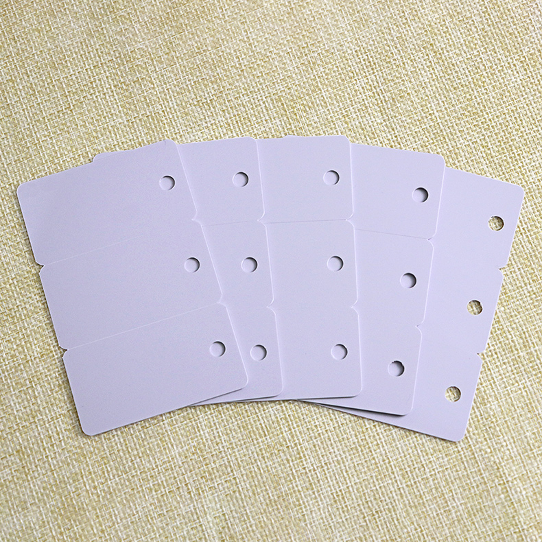 Blank White Plastic Keytags