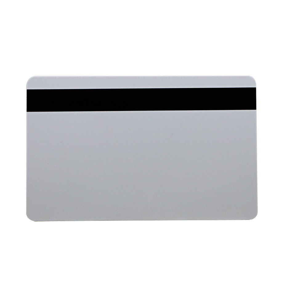 CR80 30Mil White Blank PVC Cards With Magnetic Stripe