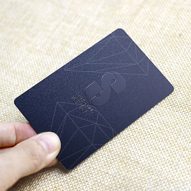 UV Effect On Logo Of Custom Membership Card