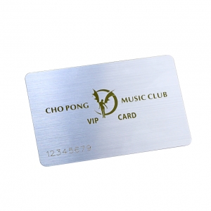 Brushed Plastic Music Club VIP Store Value Cards