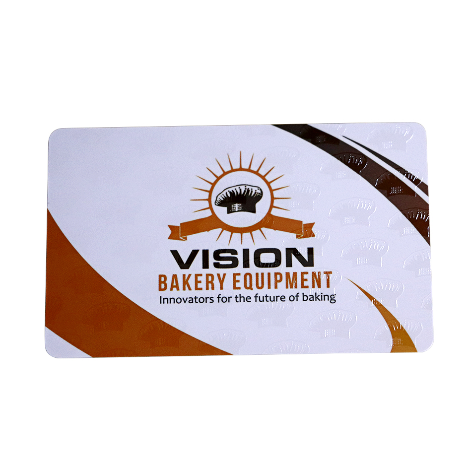 Standard Plastic Business Card Spot UV PVC Card With Logo