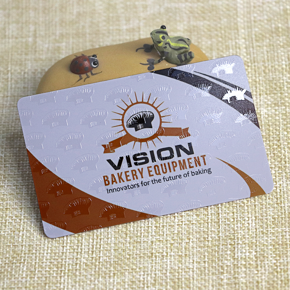 PVC Business Card With Transparent Colorless UV
