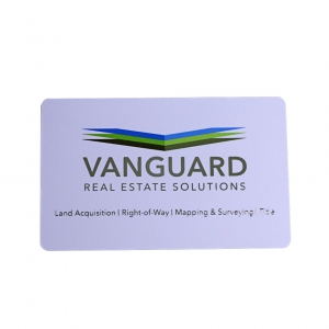 Silver Foil Plastic Business Card