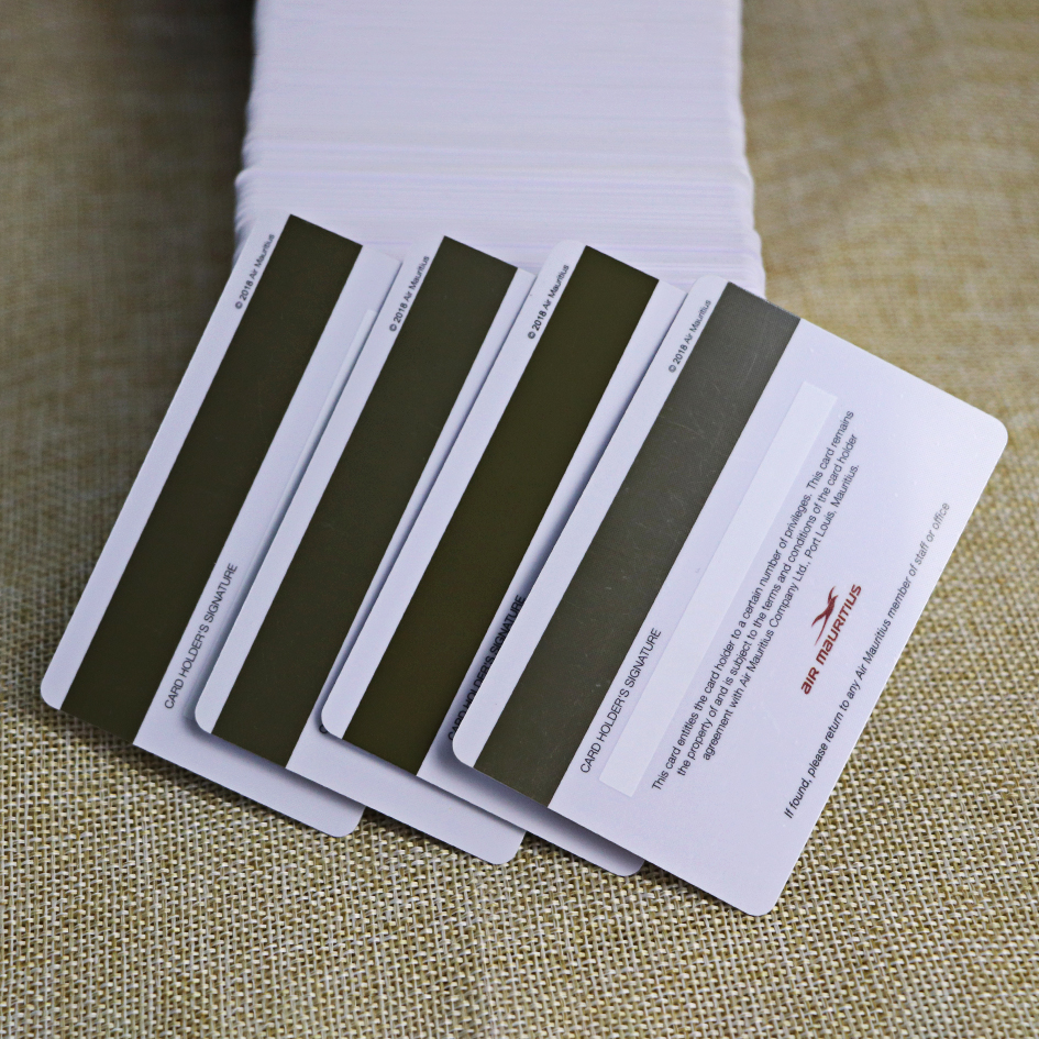 Plastic Card With Magnetic Stripe