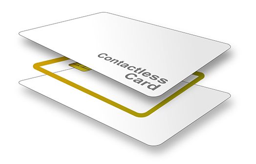 Contactless chip card structure