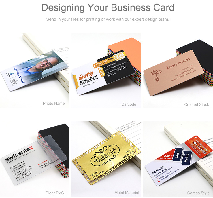 plastic business cards design