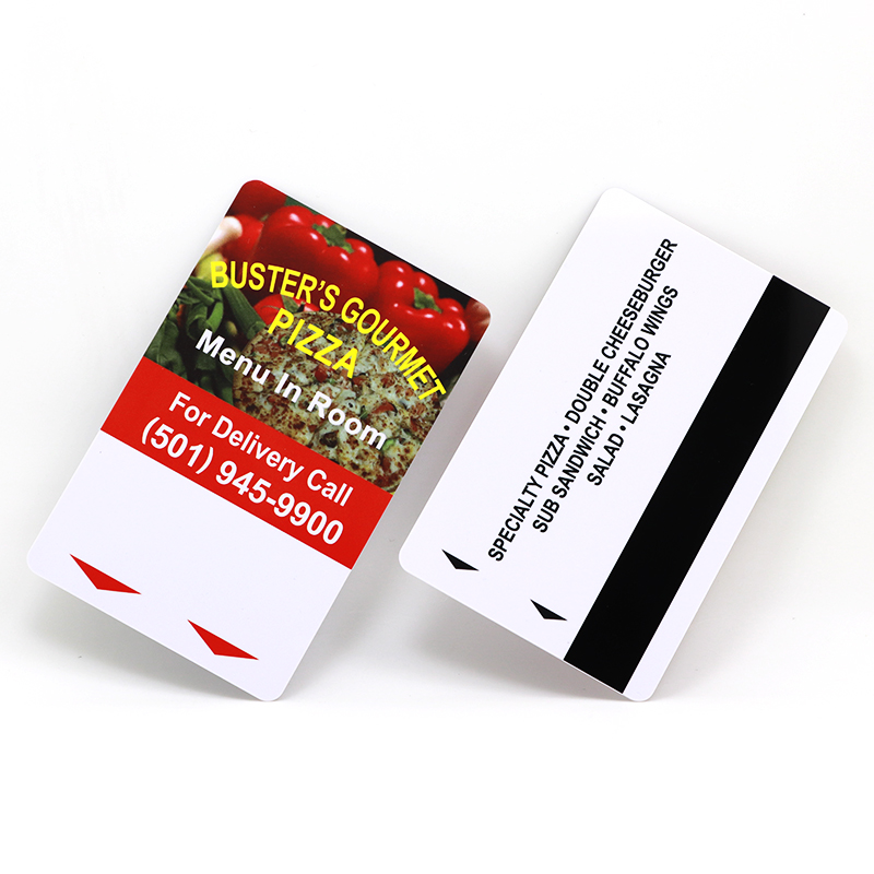 Custom Printed Membership Card With Black Magnetic Stripe