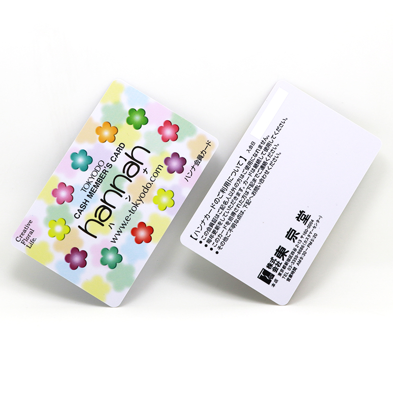CMYK Printing Membership Cards Custom PVC Card With Signature Panel