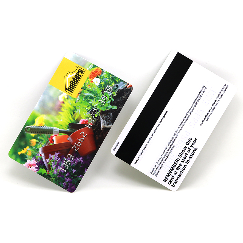 Plastic Loyalty Cards Printing With Silver Embossed Number